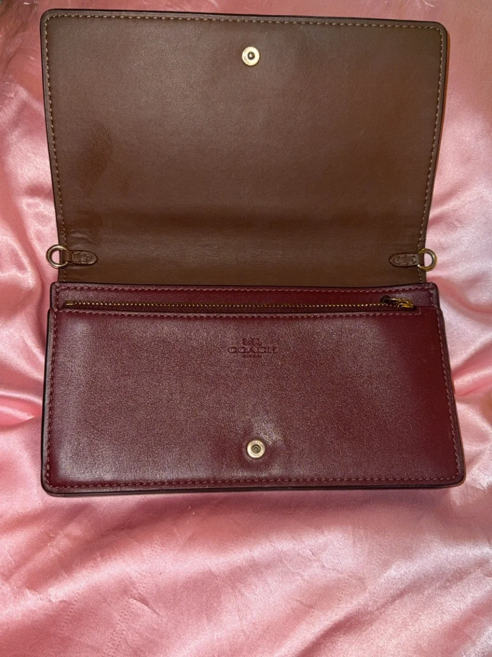 Coach floral leather